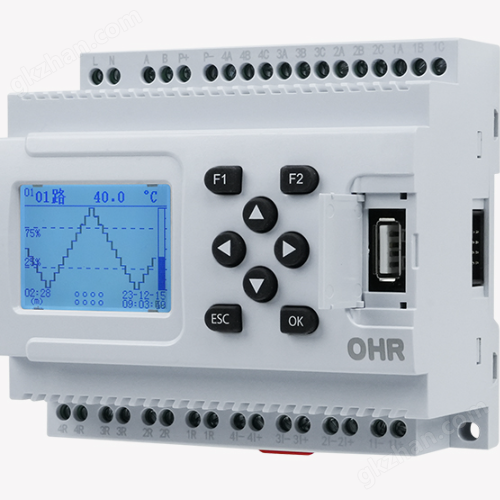 Guide rail paperless recorder