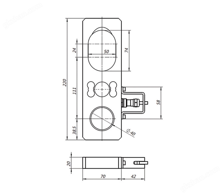 NTJL-7T爬架重力传感器