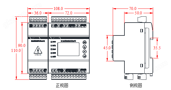 50~1000V直流绝缘监测仪AIM-D500-CA