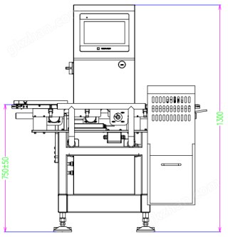 速冻油条200g自动检重秤，检重机价格咨询