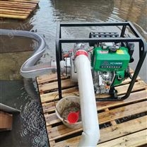 翼柴YC100BE柴油机水泵大暴雨抽排水用效果